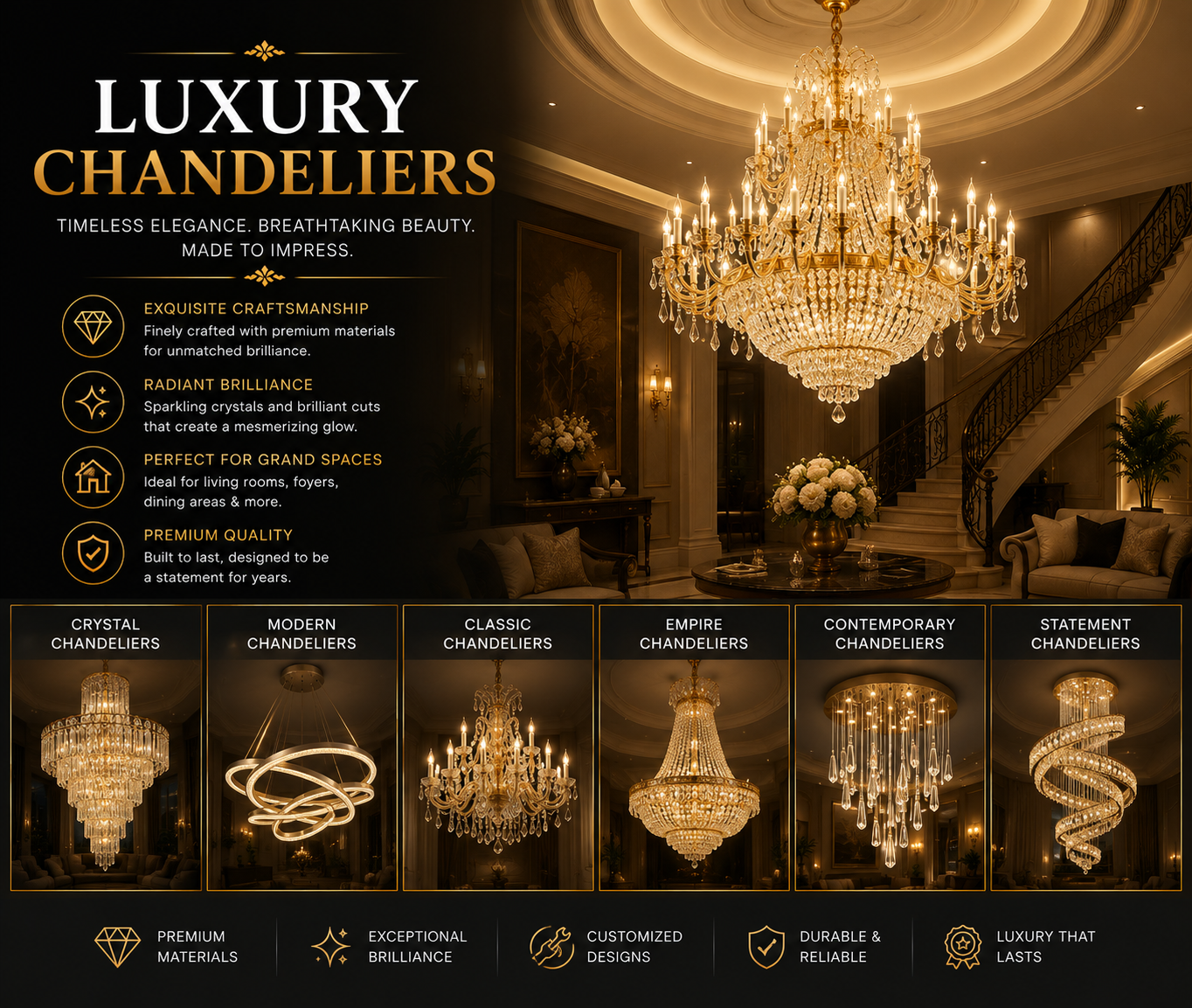 Luxury Chandeliersa